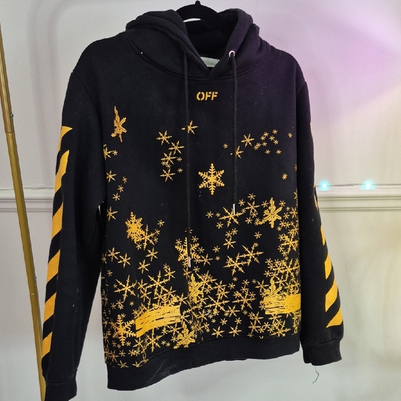 Off-White Sweaters - OFF WHITE SNOWFLAKE HOODIE